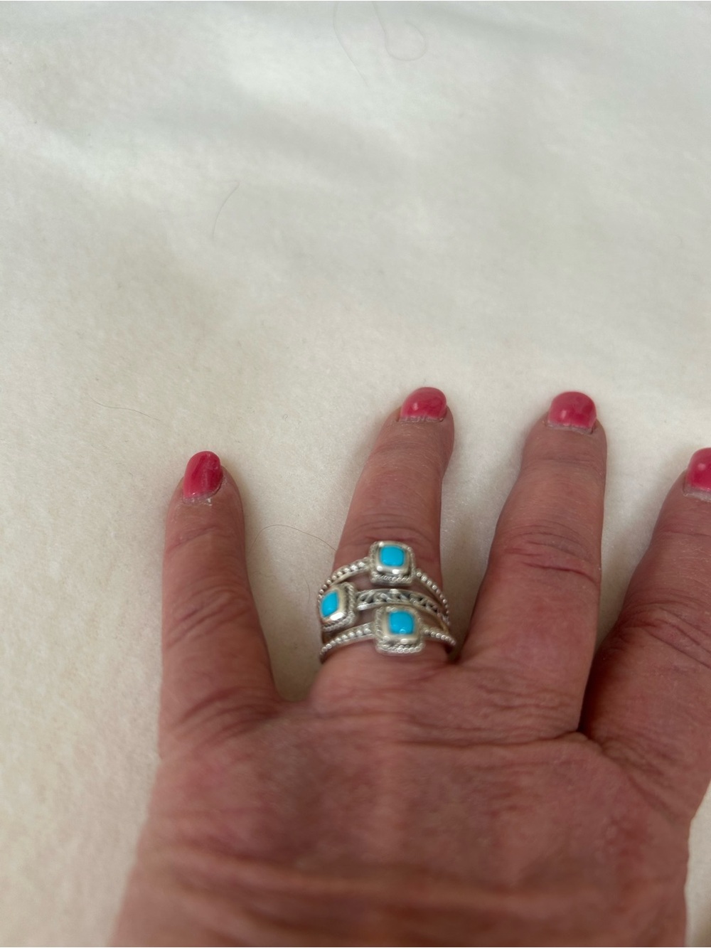 Sterling silver turquoise ring